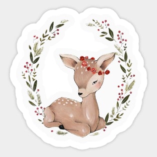 Cute Deer Sticker